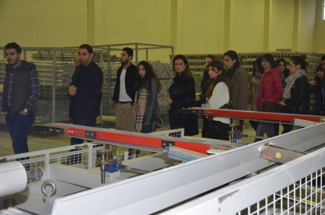 The ADIU teacher and student team at the Introduction Seminar program at FAB Paint and Chemical Industry LLC.