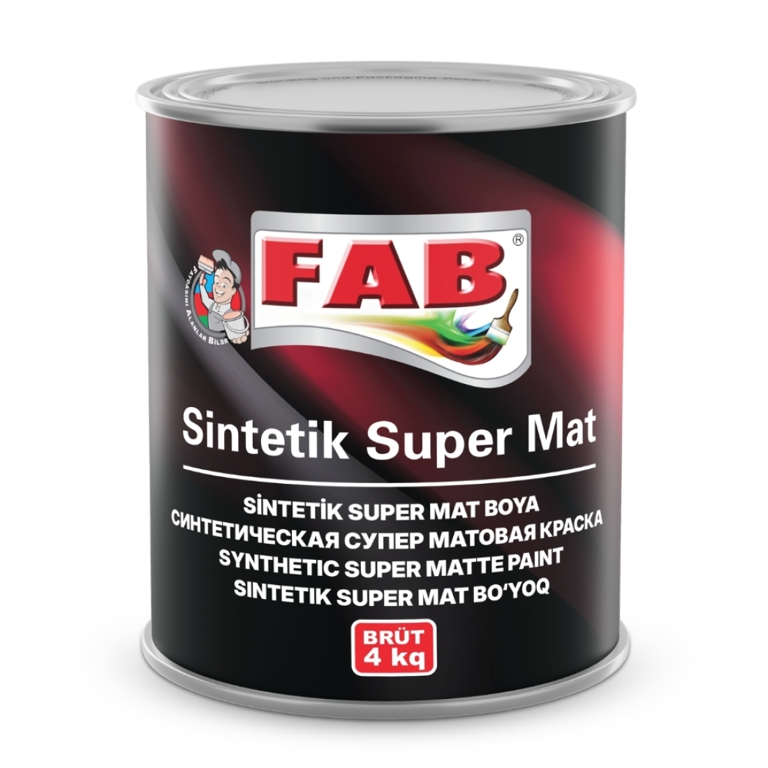 FAB SİNTETİK SUPER MAT BOYA 