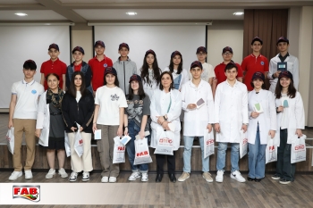 Students of Khazar University’s World School at FAB Paint