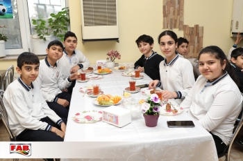 Students of School No. 143 at FAB Paint